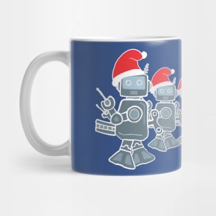 25-Hour Holiday Radio Show robots (no text) Mug